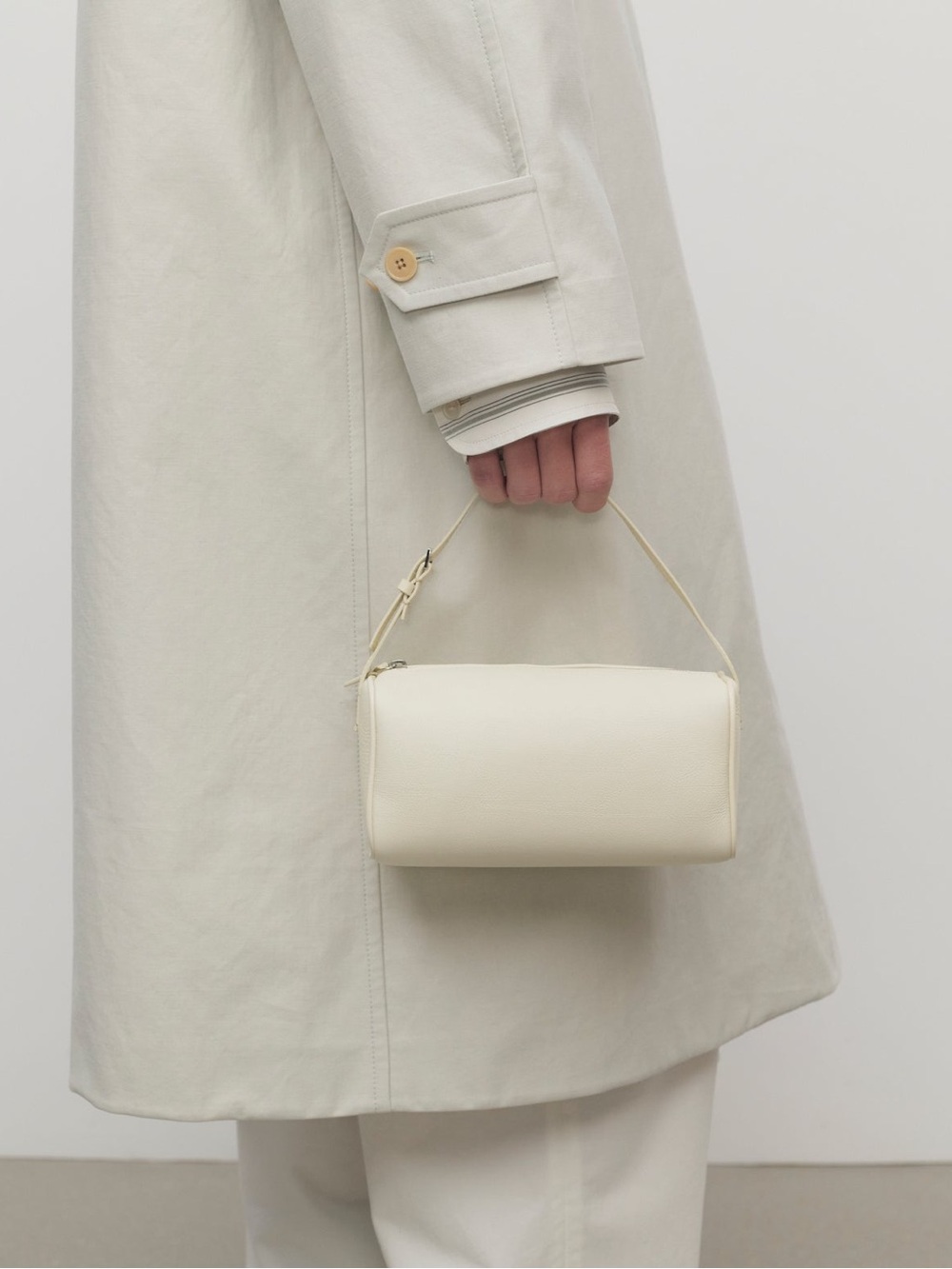 The Row 90s Mini Bag in Cream/Beige